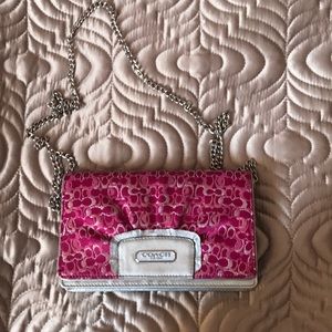 Pink Coach Crossbody Bag